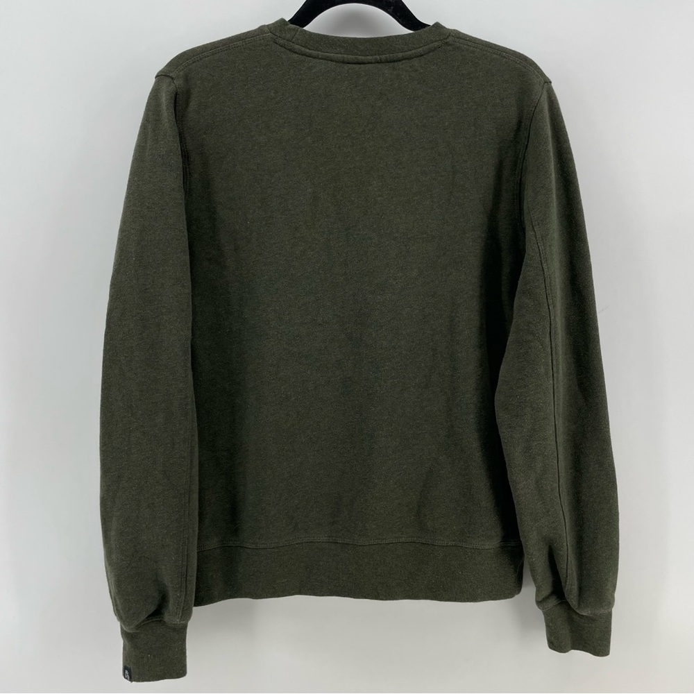 Scotch & Soda Crewneck Sweatshirt Olive “Tell No Tales” Cotton Blend S - Picture 4 of 7
